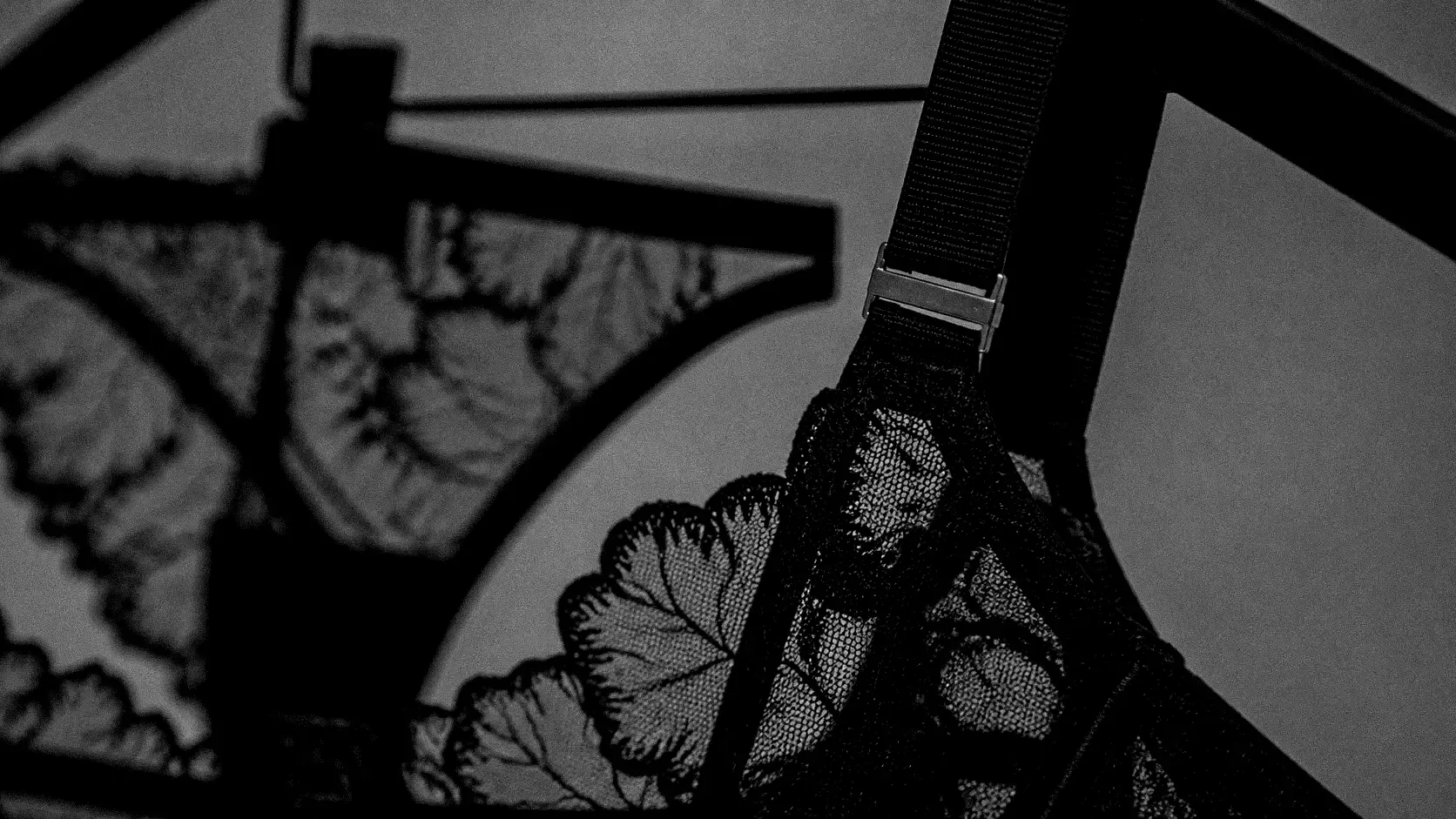 Dettaglio del pizzo di un reggiseno